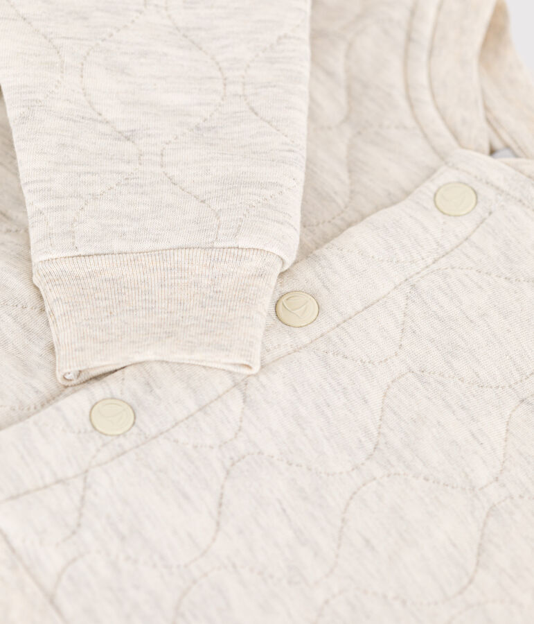 Teddy in gewatteerde tubic. beige