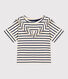 Tee-shirt manches courtes en coton enfant fille
