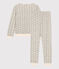 Pyjama femme en coton blanc AVALANCHE/ ROVER/ MULTICO