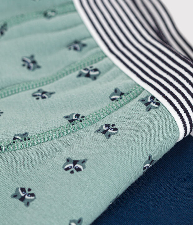 Set met twee boxershorts van katoen voor kinderen multicouleur
