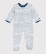 Fluwelen pyjama voor baby's