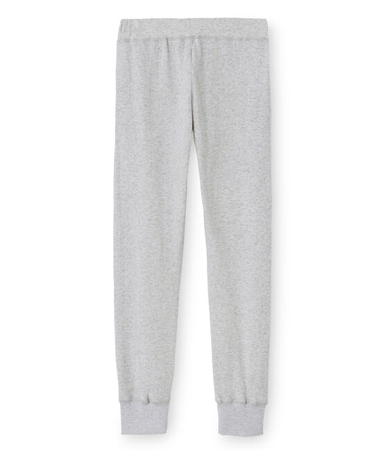 Pantalon femme en tubique extrafin gris POUSSIERE CHINE