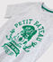Tee-shirt manches courtes en jersey enfant garçon gris POUSSIERE CHINE