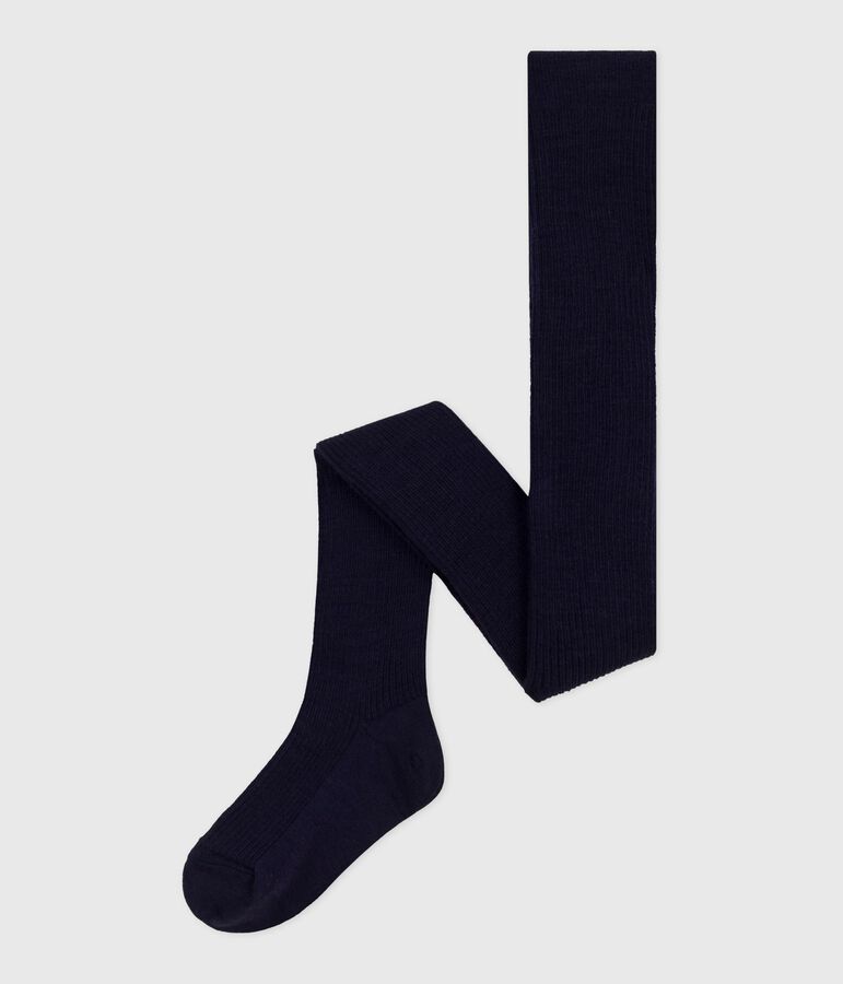 Wollen broekkousen voor kinderen blauw SOIR