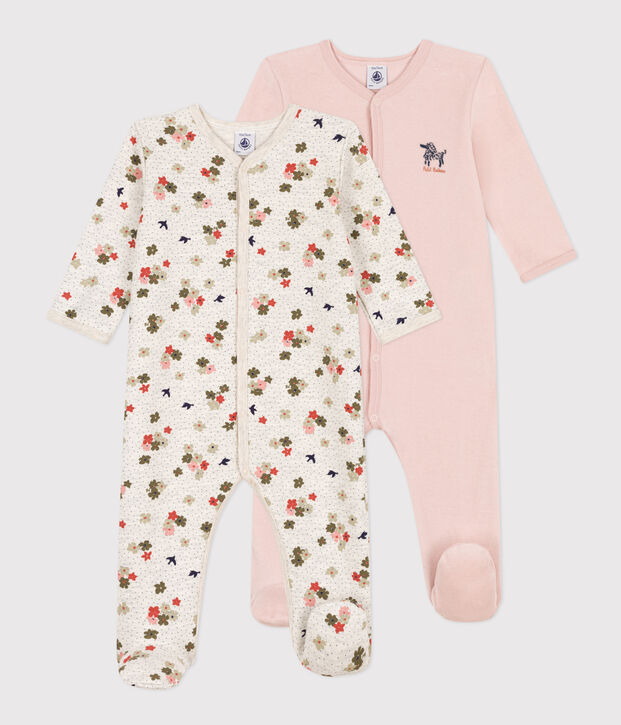 Lot de 2 pyjamas b&eacute;b&eacute; multicouleur