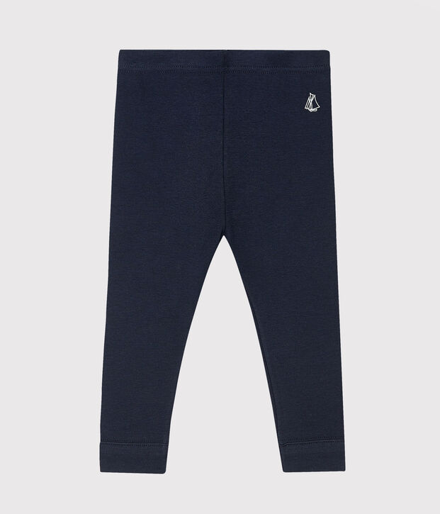 Katoenen legging voor baby's blauw