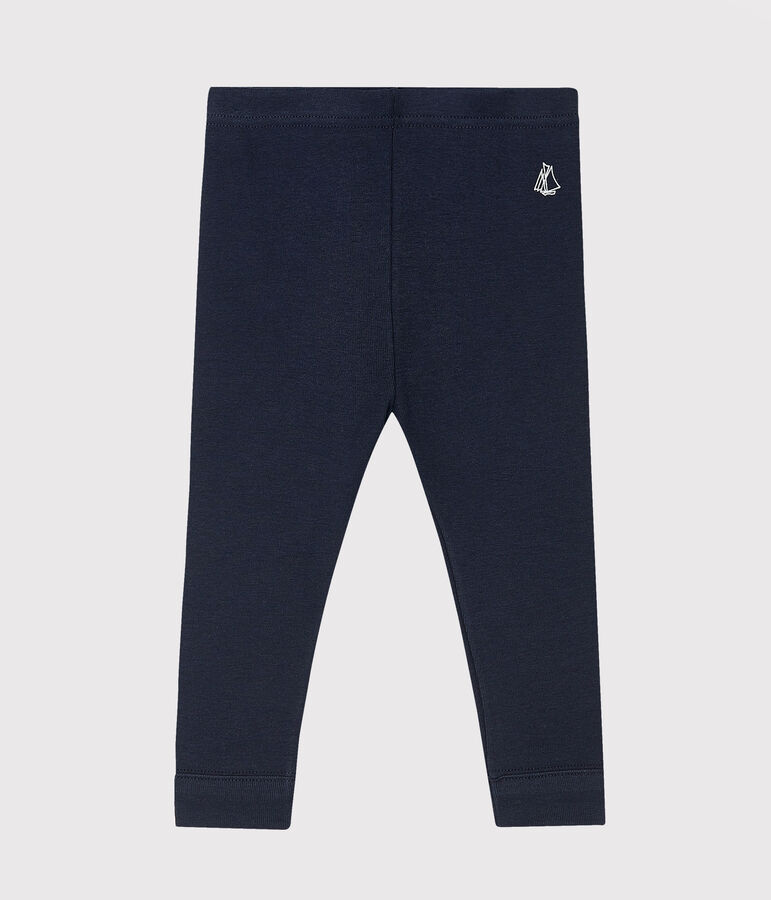 Katoenen legging voor baby's blauw