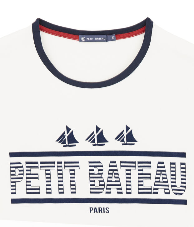 Tee-shirt manches courtes unisex blanc