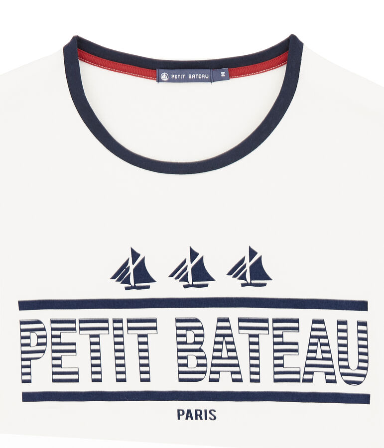 Uniseks T-shirt met korte mouwen wit MARSHMALLOW