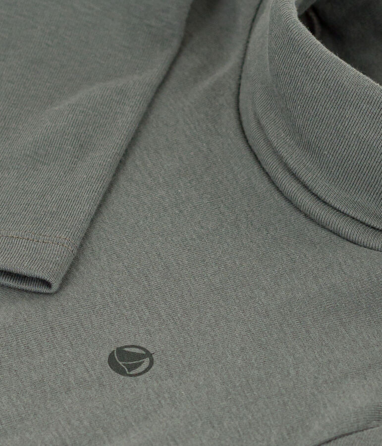 Sous-pull en coton enfant fille / gar&ccedil;on vert