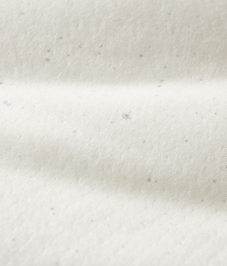 Witte babyslaapzak van biokatoen wit