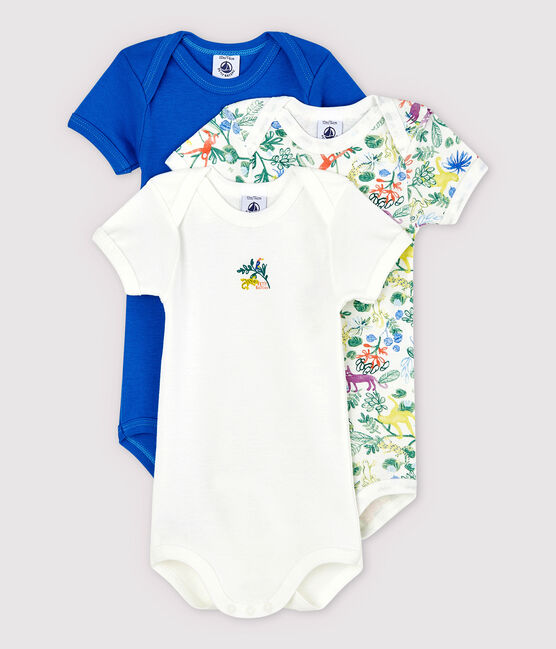Lot de 3 bodies manches courtes fantaisie bébé variante 1