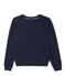 Damessweater in stretchkatoen blauw SMOKING