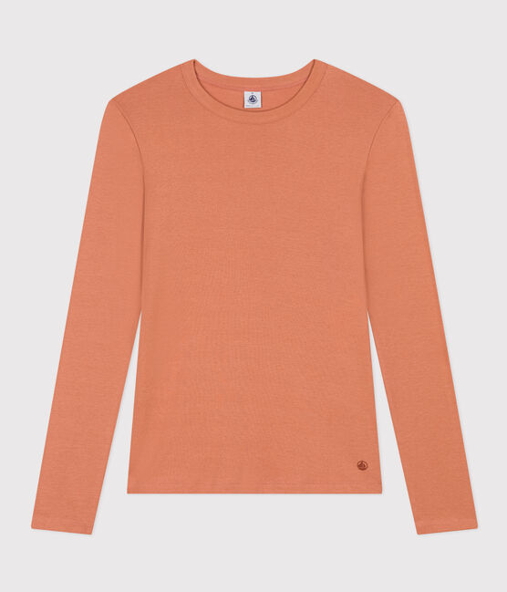 L'ICONIQUE, dames-T-shirt met ronde hals in katoen roze SIENNA
