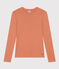 L'ICONIQUE, dames-T-shirt met ronde hals in katoen roze SIENNA