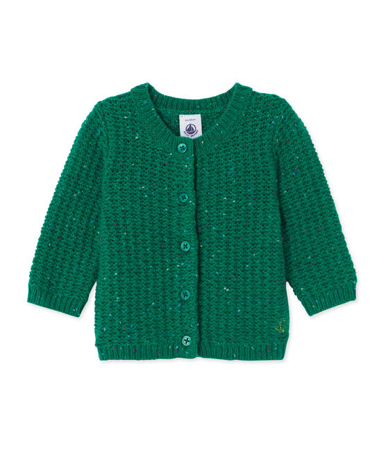 Cardigan bébé fille en laine mélangée GAZON | Petit Bateau