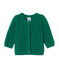 Cardigan in wolmix voor babymeisjes groen GAZON
