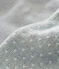 Uniseks jacquardgebreide sjaal grijs SUBWAY/wit MARSHMALLOW