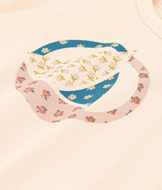 Sweater in molton voor meisjes ecru AVALANCHE