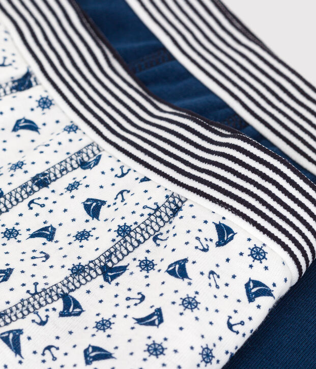 Set met 2 katoenen boxershorts voor kinderen multicouleur