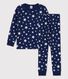 Katoenen pyjama's met sterretjesprint voor kleine meisjes en jongens