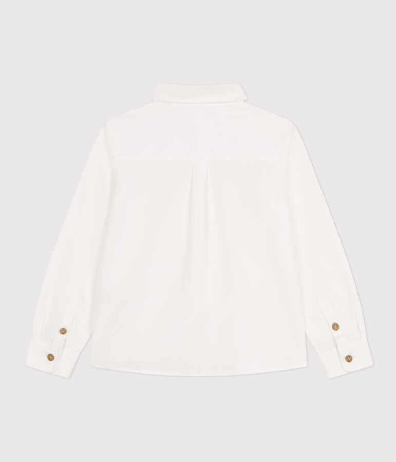 Chemise enfant gar&ccedil;on blanc ECUME