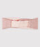 Gestreepte tubic haarband voor baby meisje roze FLEUR/roze COPPER