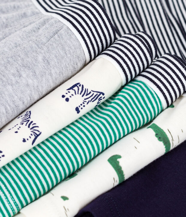 Setje met katoenen boxershorts met dierenprint voor kinderen multicouleur