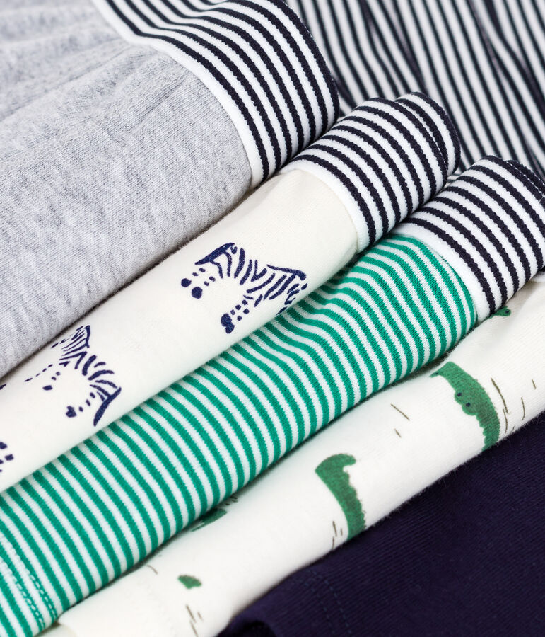 Lot de boxers enfant en coton imprim&eacute; animaux multicouleur