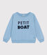 Sweatshirt bedrukt in fleece voor jongens en meisjes