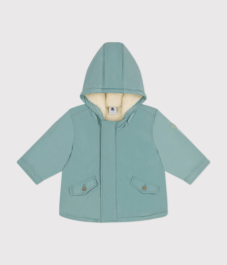 Babyparka van polyester groen