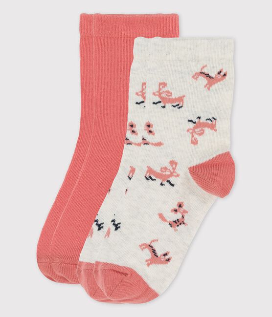 Lot de 2 paires de chaussettes enfant fille variante 1