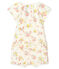 Combicourt imprimé bébé fille blanc MARSHMALLOW/blanc MULTICO