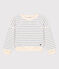 Sweatshirt en coton enfant fille / garçon blanc AVALANCHE/ SKY CHINE