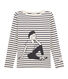 Tee shirt marinière femme
