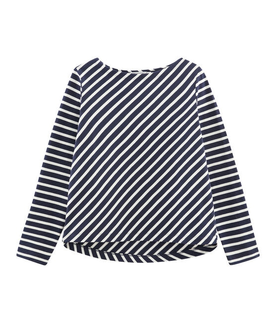 Grafische marinière vrouwen blauw SMOKING/beige COQUILLE