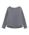 Grafische marinière vrouwen blauw SMOKING/beige COQUILLE
