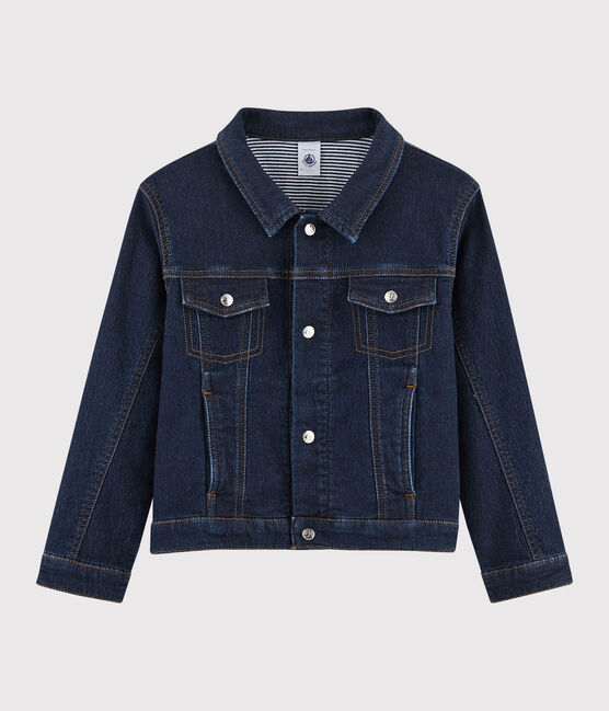 Veste en denim enfant garçon bleu DENIM BLEU FONCE