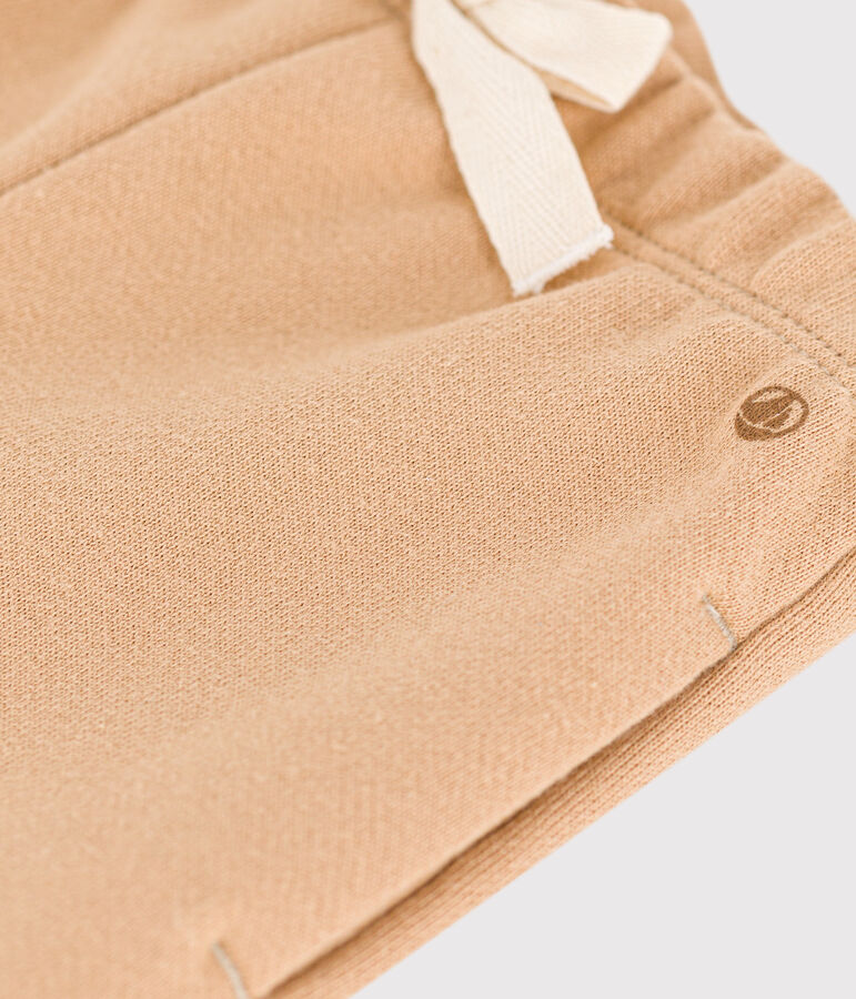 Pantalon en molleton b&eacute;b&eacute; beige