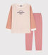 Pyjama milleraies tricolore en coton enfant