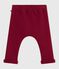 Effen babybroek van zacht en warm katoen AMARANTE