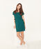 Robe manches courtes femme vert PINEDE