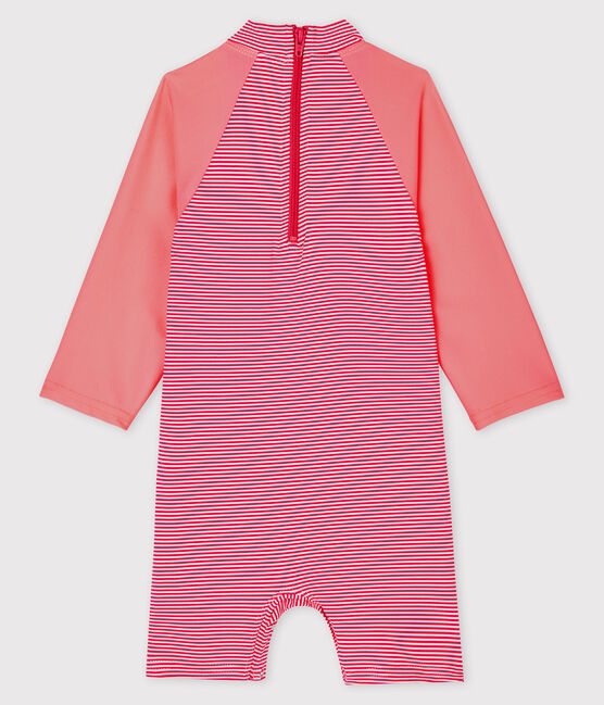Milieuvriendelijk pakje babyjongen / babymeisje roze GEISHA/wit MARSHMALLOW