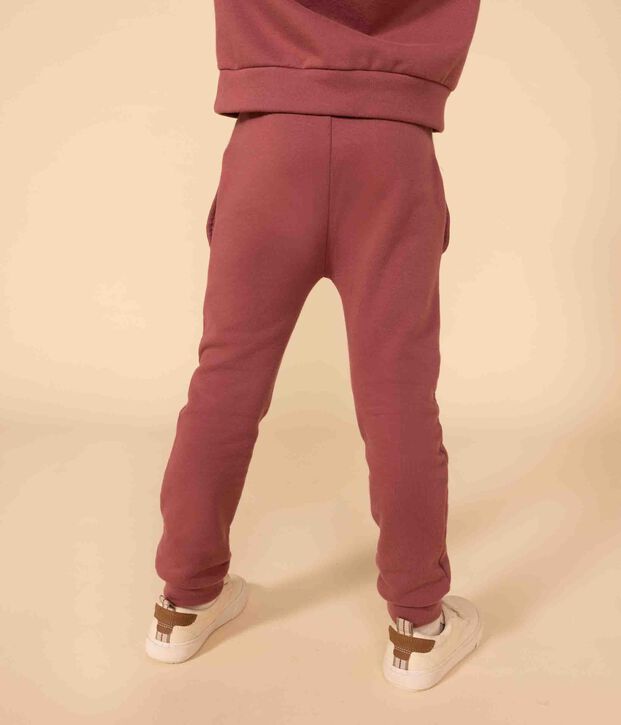 Fleece joggingbroek voor meisjes bruin