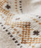 Bonnet en tricot jacquard bébé garçon beige CREAMY CHINE