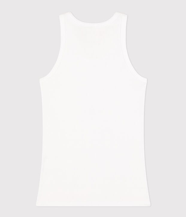 L'ICONIQUE, tanktop in biokatoen voor vrouwen wit