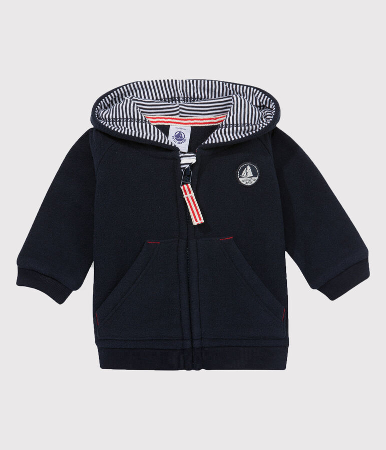 Sweatshirt en polaire b&eacute;b&eacute; bleu