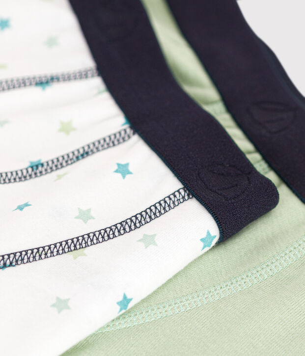 Lot de 2 boxers en coton multicouleur