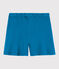 Short en coton enfant fille bleu MYKONOS