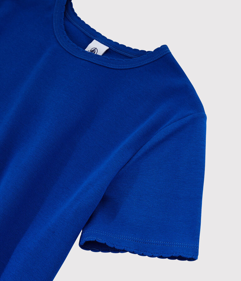 Iconisch katoenen T-shirt met ronde hals voor Dames blauw SURF